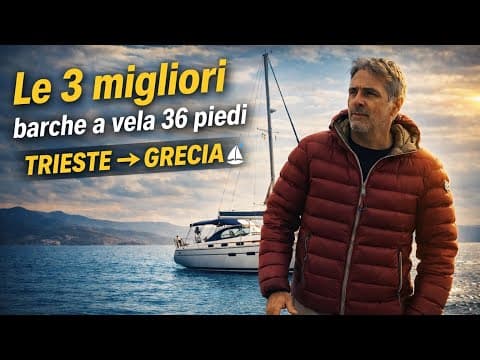 Le 3 barche a vela da 36 piedi PERFETTE per andare in Grecia (usate)